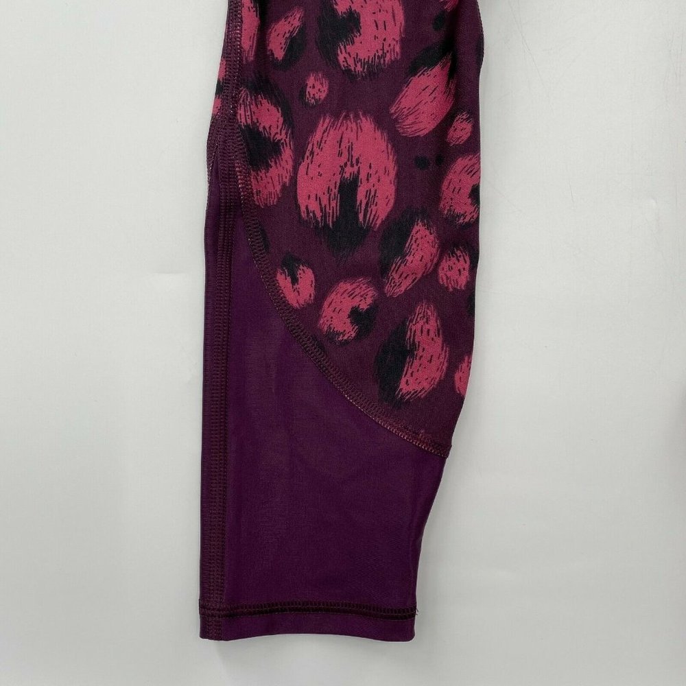Under Armour Women's High Rise Ankle 7/8 Length Leggings Burgundy Purple Size XS - Picture 5 of 9